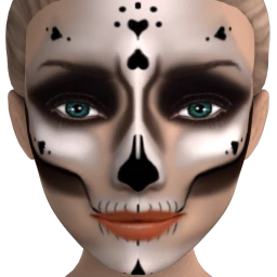 Flawless Dangerous Cards Facepaint