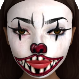 Flawless Wicked Circus Facepaint