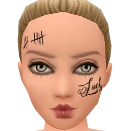 Cosmos Writing On The Wall Face Paint