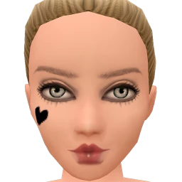 Cosmos Heartbreaker Smile Face Paint