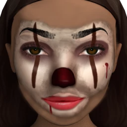 Cosmos Monstrous Clown Facepaint