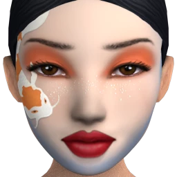 Cosmos Pisces Facepaint