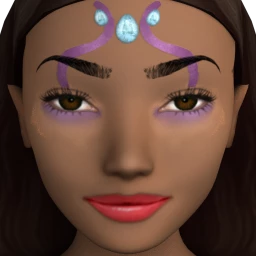 Cosmos Warrior Facepaint