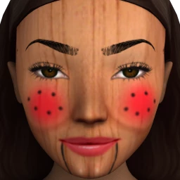 The Puppet Facepaint by Jamie