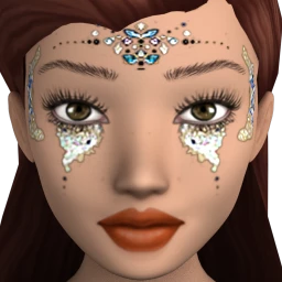 Flawless Lunar Babe Facepaint