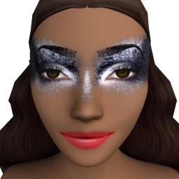 Flawless Dream in Glitter Makeup