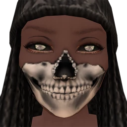 Flawless Dia De Los Muertos Facepaint Bone