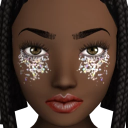 Flawless Fallen Star Facepaint