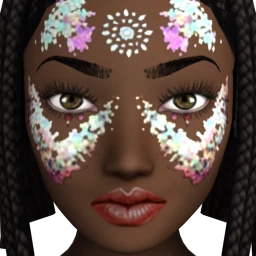 Flawless Shine On Facepaint