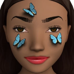 Flawless Butterfly Kaleidoscope Facepaint