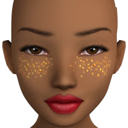 Flawless Shiny Freckles Facepaint