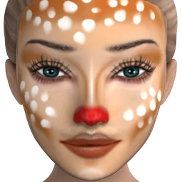 Flawless Darling Reindeer Facepaint