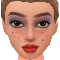 Flawless Rainbow Freckles Facepaint