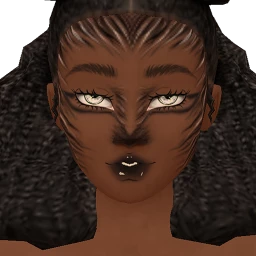 Flawless Werewolf Face Paint