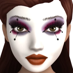 Flawless Haunted Harlequin Makeup