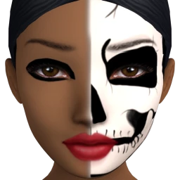 Cosmos Evil Side Facepaint