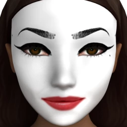 Cosmos Ghostly Apparition Facepaint