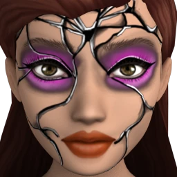 Cosmos Fractured Beauty Facepaint