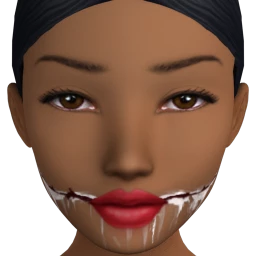 Cosmos Twisted Smile Facepaint