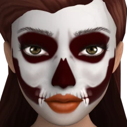 Cosmos Skull Facepaint