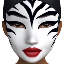 Kijane Free as a Zebra Facepaint