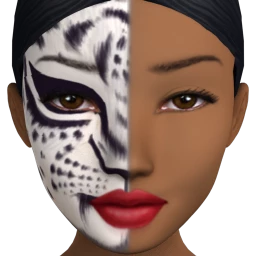 Kijane Beautiful as a Tiger Facepaint