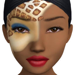 Kijane Gracious as a Giraffe Facepaint