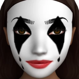 The Mime Artist Facepaint by Rimsha