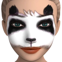 The Panda Facepaint by žôžô