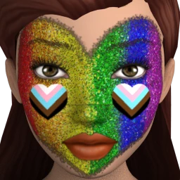 Foal Glittering Pride Facepaint