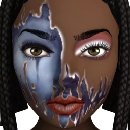 Slashed Facepaint