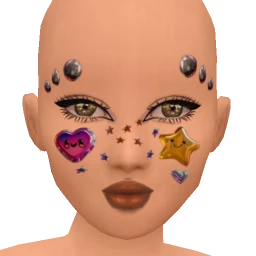 SSF Whimsical Face Stickers