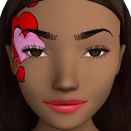 Heartstruck Facepaint