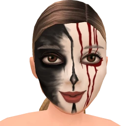 Cosmos So Scary Face Paint