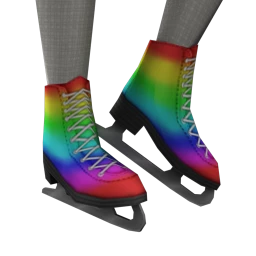 Bionic Ice Skates - Rainbow