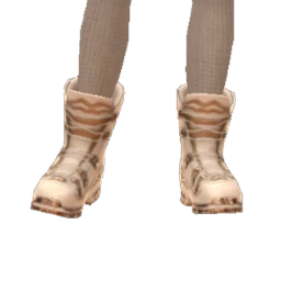 Bionic Cream Leather Ski Boots