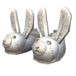 Easter Bunny Slippers (White)