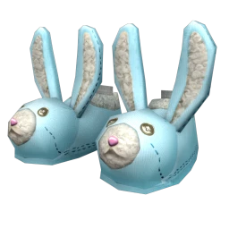 Easter Bunny Slippers (Blue)