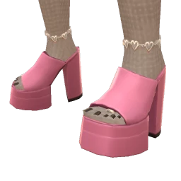 Cloud Nine Pink Diva Platform Heels