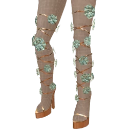 Cloud Nine Angelic Blue Petal Platforms