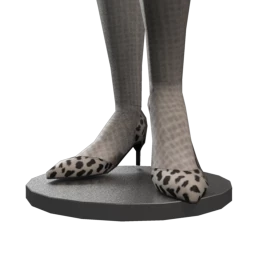 Cloud Nine Leopard Print Court Heels