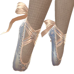 Cloud Nine Crystal Frost Pointe Ballet Shoes