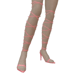 Front Row Rose Ribbon Romance Heels