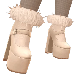 Cloud Nine Tulle White Mary Janes