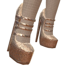 Cloud Nine Platform Glittery Heels