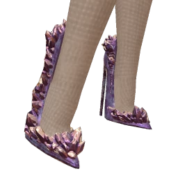 Cloud Nine Purple Crystal Night Heels