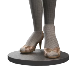 Metallic Gold Sling Back Sandals