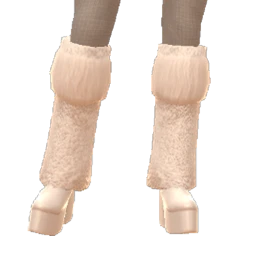 Cloud Nine Santa's Workshop White Furry Boots