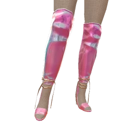 Cloud Nine Pink Iridescent High Heels
