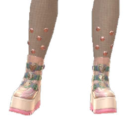 Cloud Nine Pink Pearl Wedge Boots